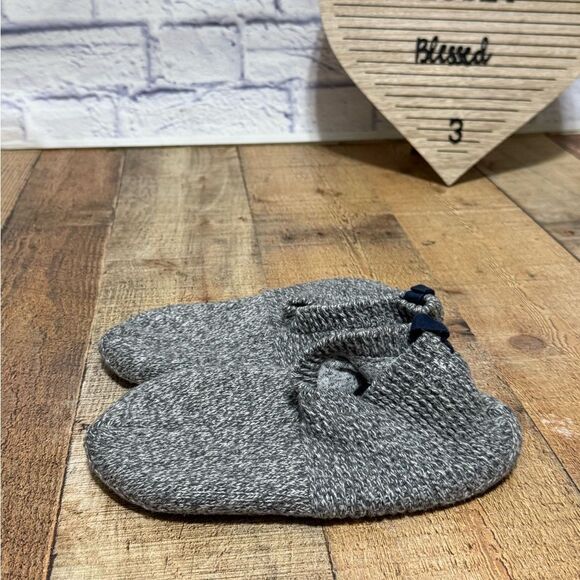 BOMBAS Gripper Slipper 
 Knit in gray women’s Small 7-9.5 - Picture 5 of 9